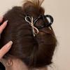 Acrylic Bow Hair Claw Ins Bow Crab Clip Cool Metal Bow Claw Clip  Party