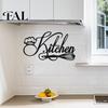 Creative Kitchen Wall Graphics Minimalist Stickers, Waterproof PVC Decals with Handwritten Chef Hat Easy To Apply Decor And Egg Beater Design, Modern