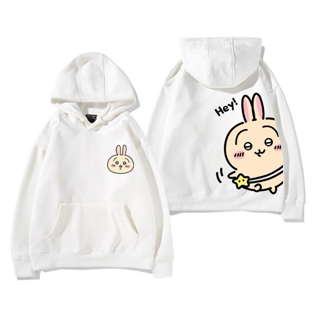 Ladies' Cute Hoodie Chiikawa Hooded Hoodie Hachiware Girls' Casual Sweater Usagi Loose Fashion Trend Women's Hoodie