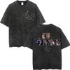 Vintage Washed Rapper Lil Wayne Graphic T Shirts Men Women High Quality Fashion Oversized Tshirts Summer Casual Cotton Tshirt