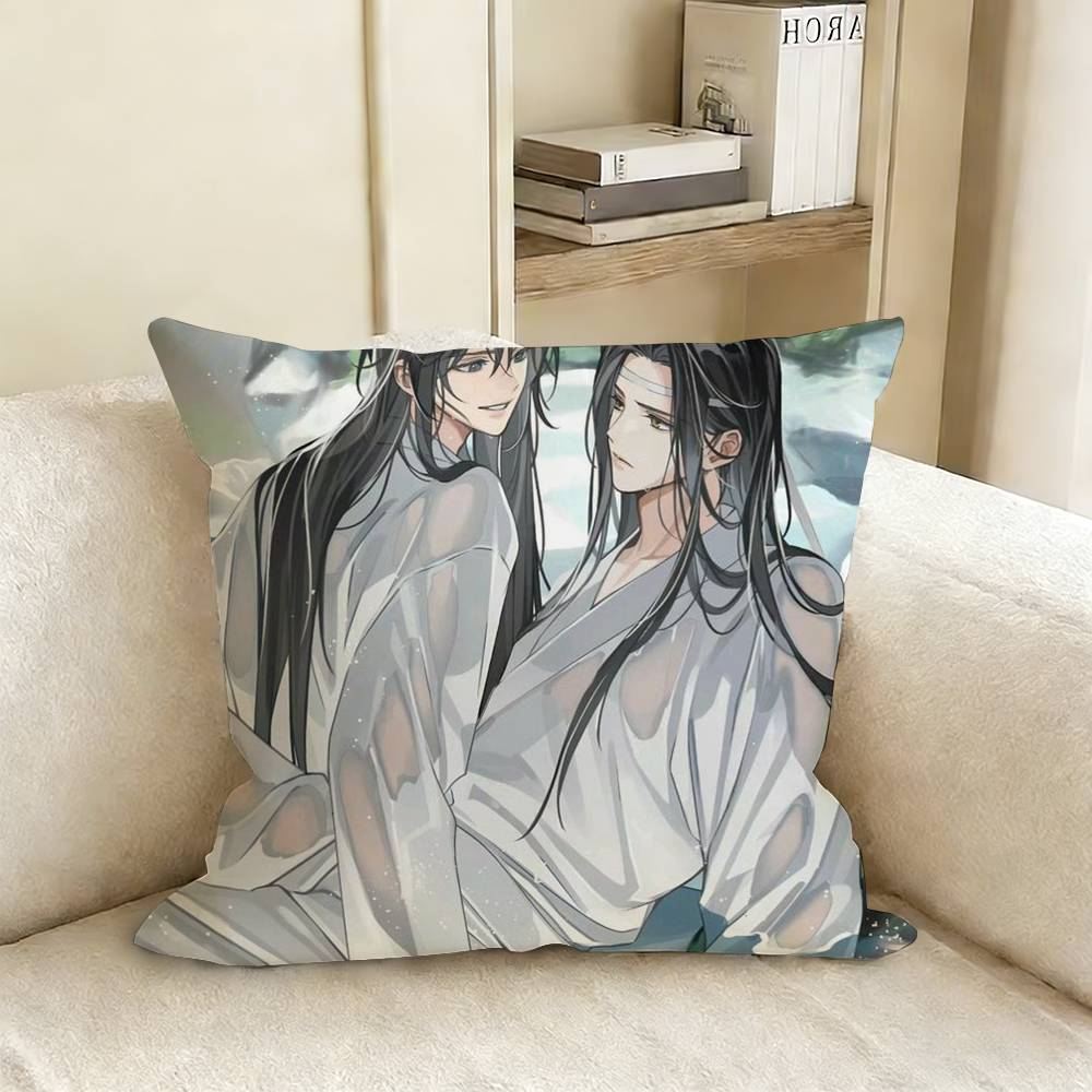 The Founder of Diabolism Mo Dao Zu Shi Pillow Cover Sofa Cushion Cover Home Room Decoration Children Gift