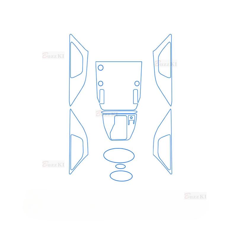 For Subaru Outback Legacy 2015- Gearbox Navigation Automotive Interior Protective Film Anti-Scratch Accessories Sticker