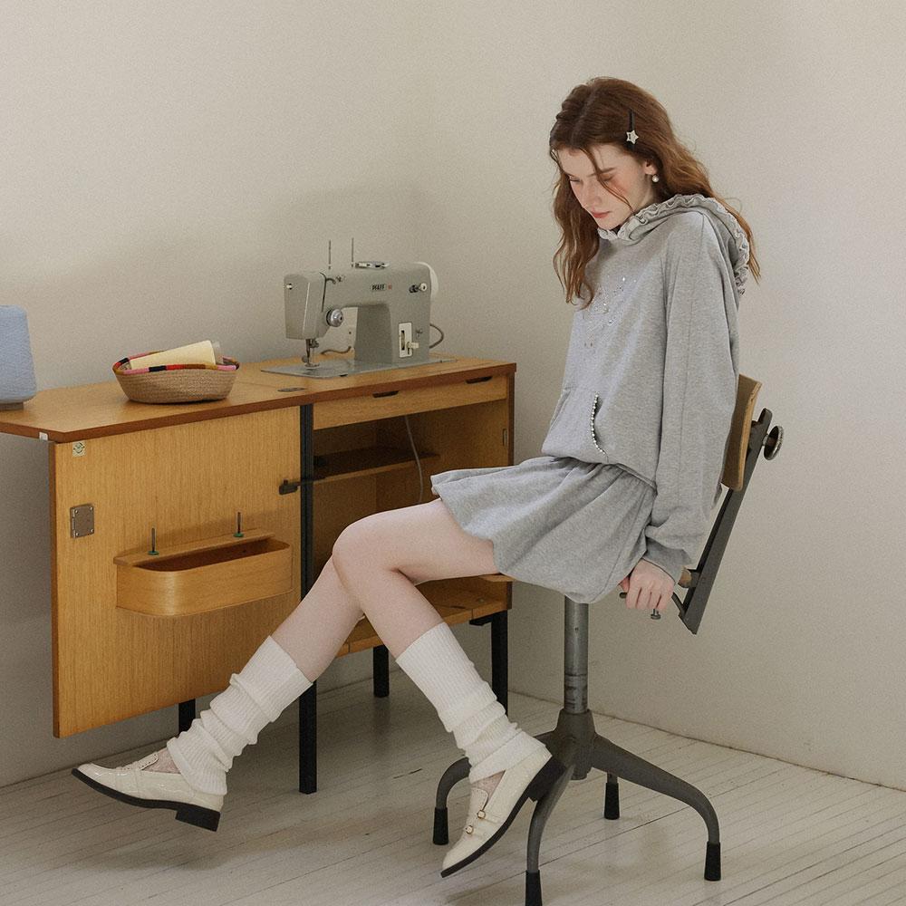 CEST MOIDEW Cest_Lace Trim Hoodie