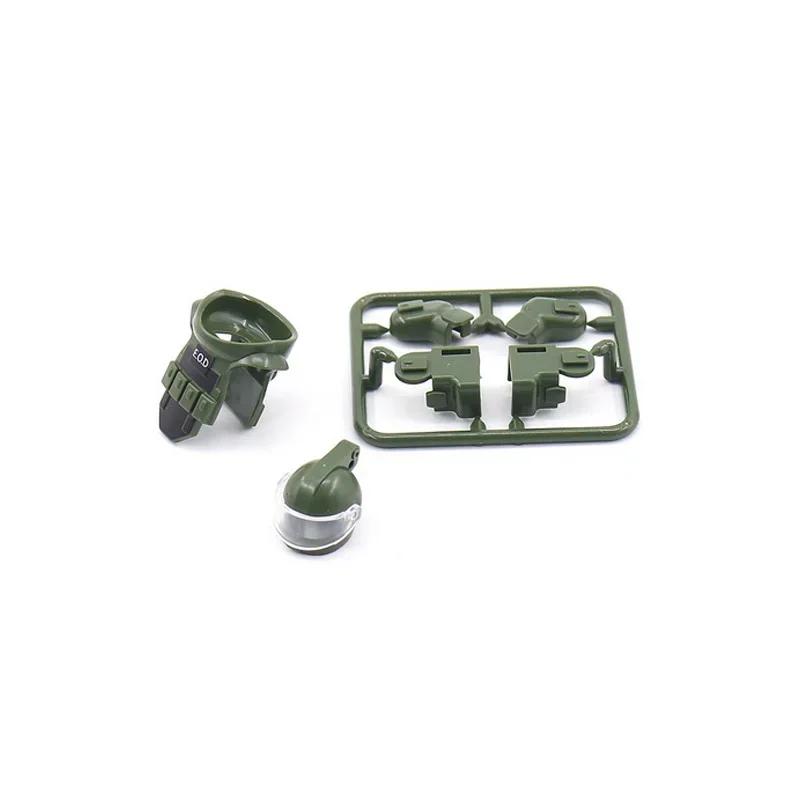 Building Blocks Weapons Accessory Soldier Digital Gift Ninja Sword Mortar Cannon Missile Launcher RPG Toys Mini Brick X006