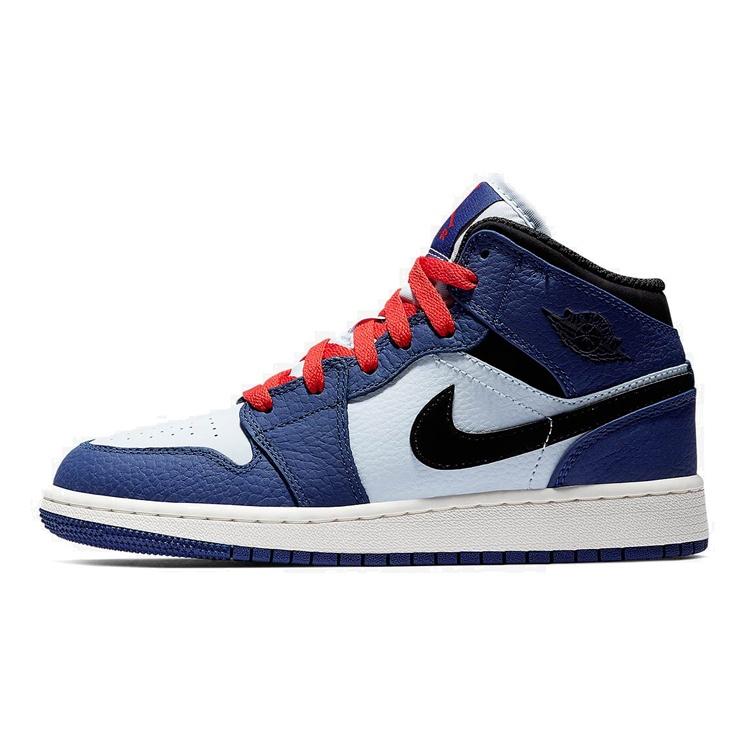 (GS) Air Jordan 1 Mid SE Deep Royal Kids BQ6931-400 EU 36.5