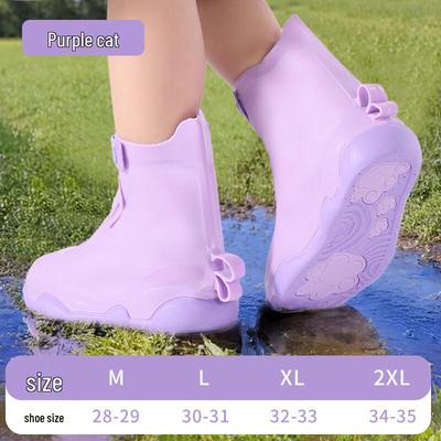 Dziecięce antypoślizgowe pokrowce na buty przeciwdeszczowe