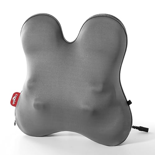 

ozwish Massage Seat, Lower Back Massager, Back Massager, Massage Cushion with Heated Massage Balls, Shoulder Massage, Stress Relief, Shiatsu, Red Line