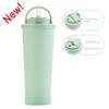 2024 New Model 830ml Large Capacity Thermos Cup with Convenient Handle, Dual Drinking Cup, Large Hole Straw Cup