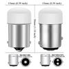 2/4/6/8/10 PCS P21W BA15S 1156 P21W BAY15D 1157 LED Bulb 12V 600LM 6500K White Super Bright Car Turn Signal Brake Parking Lights Back Up Lights 1