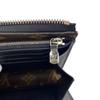 LOUIS VUITTON M69407 L-shaped zipper with strap Monogram macacer leather Zippy Dragonne Purse Brown leather mens Used