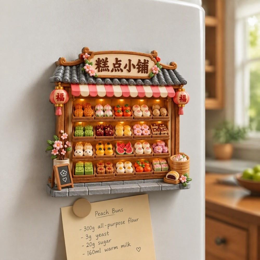 Cartoon Pattern Refrigerator Magnet Simulation Decorative Fridge Magnet Fridge Magnet Home Decor
