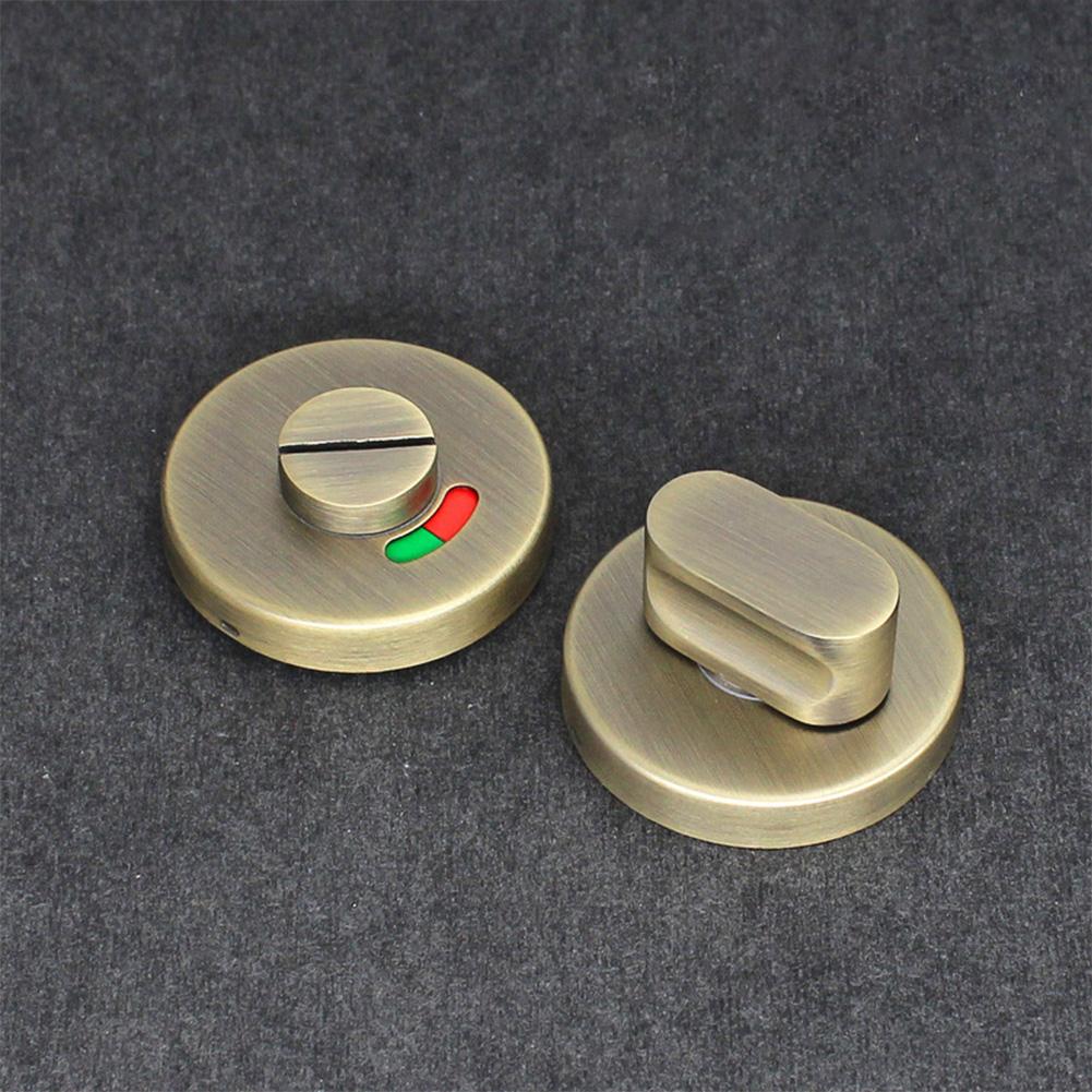 Edelstahl Badezimmertürschloss Griffknauf mit Rot-Grün-Farbindikator und einfacher Installation für Toiletten