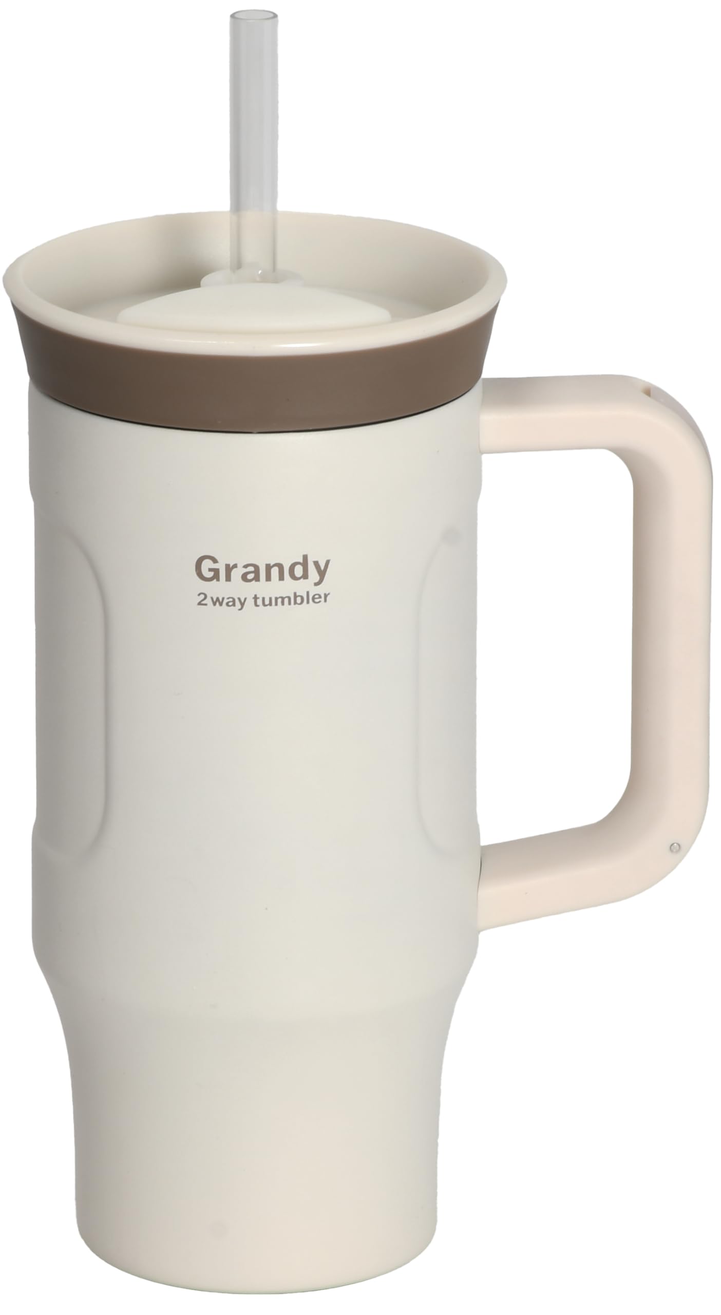 Термокружка Pearl Metal, для холодной воды, с двойными стенками, Grandy, 2-сторонняя, 600 мл, Изолированная, Бутылка, Для питья, С трубочкой, С ручкой, Цвет: Слоновая кость, (HC-1285) слоновая кость