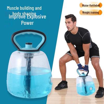 Water-Filled Fitness Kettlebell Bag: Adjustable Weight for Arm Workouts At Home.