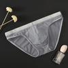 Low Rise U Convex Herren Slips Sexy Transparent Net Garn Höschen Alltagskleidung