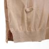 Dulcamara Made In Japan Short Sleeve Cotton Knit One Piece Beige X Brown Women Used
