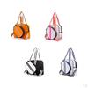 Badminton Shoulder Bag Large Handbag for Adults Pickleball Racquet Orange