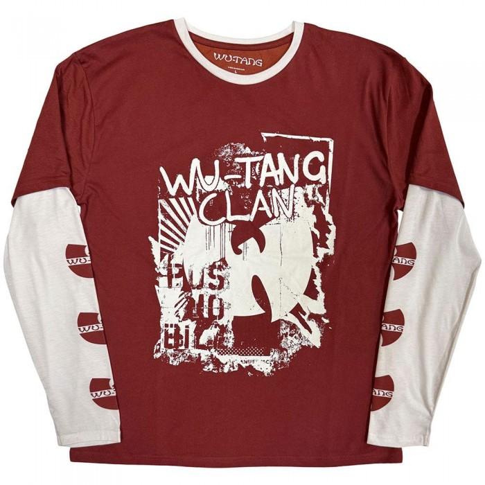 Wu-Tang Clan Unisex Adult Graffiti Layered Long-Sleeved T-Shirt