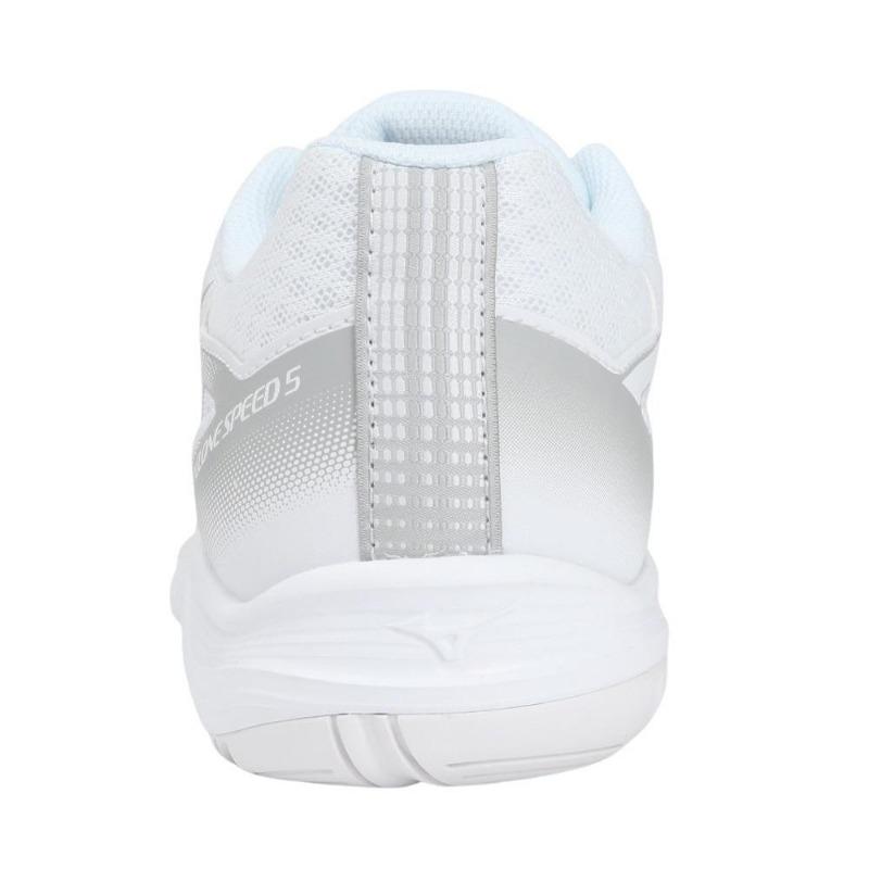Mizuno Cyclone Speed 5 unisex low-top training shoes white grey V1GA258052