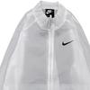 Nike Printed Logo Zip-Up Long Sleeve Jacket Spring Women jackets White DC3942-100