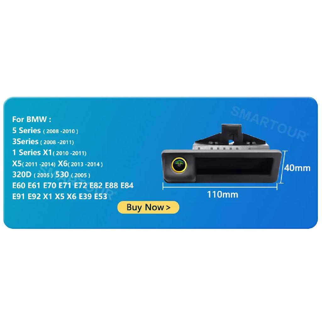Kofferraumgriff 1080P Fischaugen-Rückfahrkamera für BMW 2er 3er 5er 7er X1 X3 X4 X5 F30 F32 F36 F10 F11 F25 F48 Parken Rückwärts