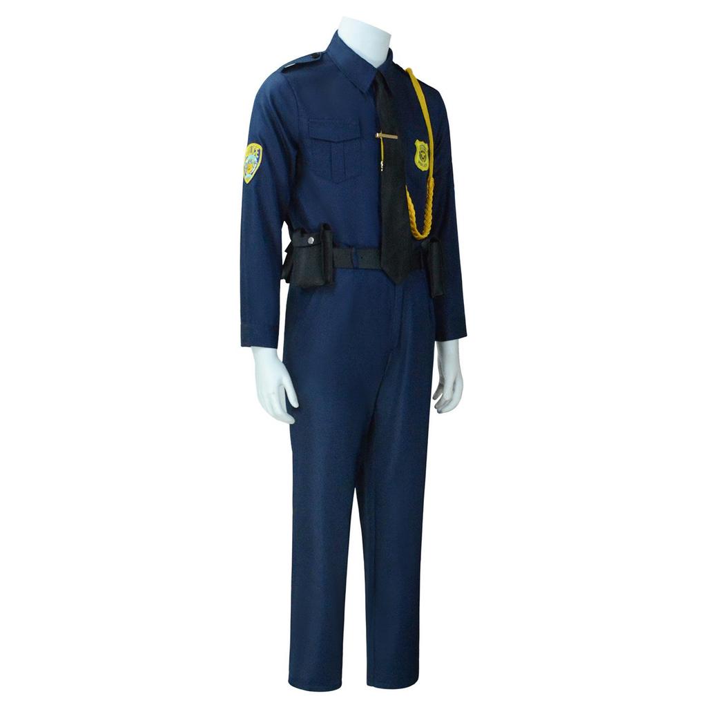 Zootopia Judy Rabbit & Nick Fox Police Officer Cosplay Costumes for Halloween
