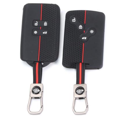 Silicone Auto Key Fob Cover Case Housing Fit For Renault Duster Captur Clio Logan Megane 1 2 3 Koleos Scenic Nema Fluence Zoe Accessory