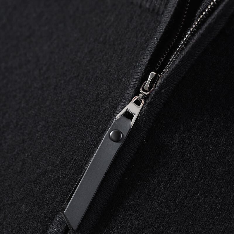 Antonio Men's Half-Zip Mock Neck Merino Wool Sweater