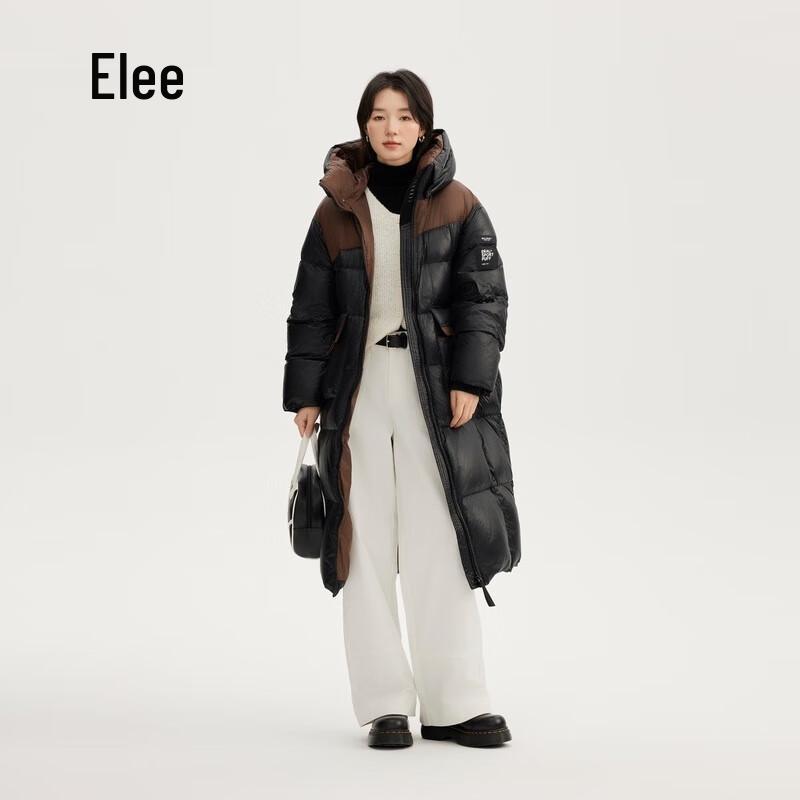 ERALLI Lightweight Casual Long Duck Down Puffer Coat