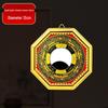 Gold Edge Compass Bagua Mirror for Door/Window Hanging