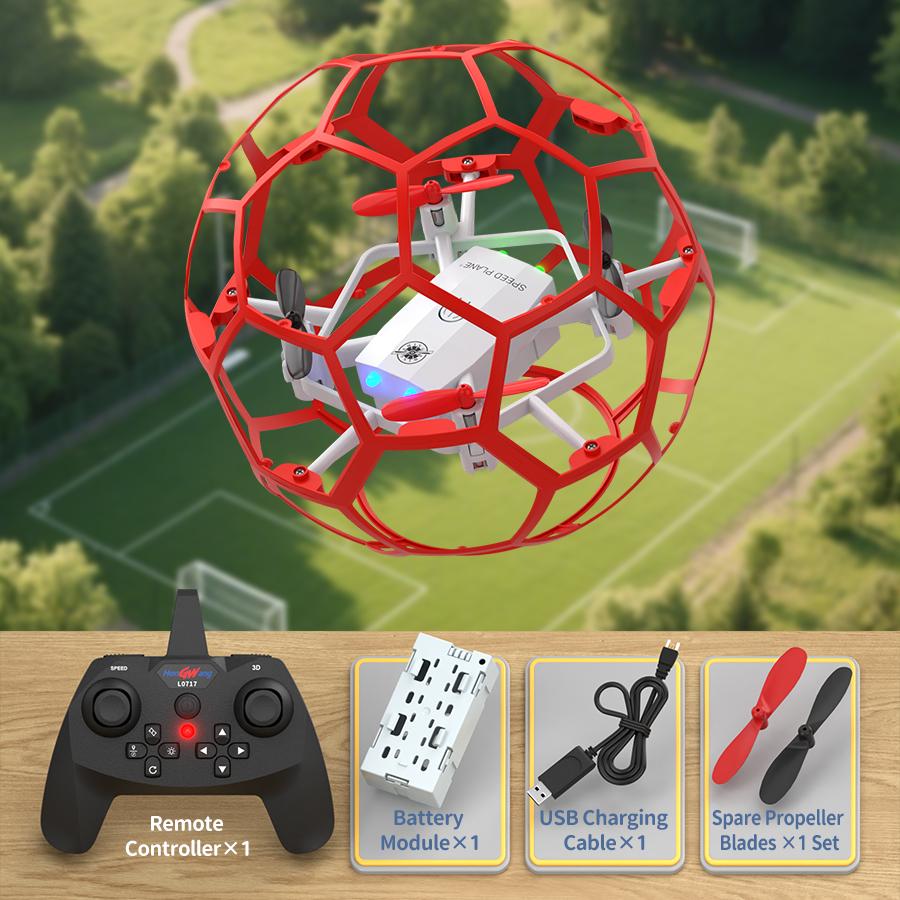 Children's Football Competition Spherical Hollow Cup Football Drone Science and Education Quadcopter Holiday Gift Toy