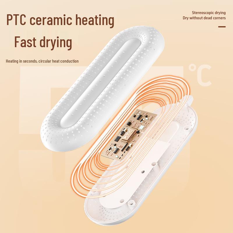 Foldable Smart Shoe Dryer with Timer & Deodorizing for Shoes & Socks