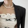 Elegant Fashion Pearl Exquisite Necklace Twist Trendy Simple Design Choker Chains For Lady Wedding Party Jewelry Necklaces