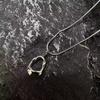 Minimalism Hollow Out Water Drop-Shape Pendant Necklace for Women Exquisite Charm Collarbone Chain Party Jewelry Birthday GIft