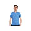 Dri-Fit Breathable Round Neck Casual Short Sleeve T-Shirt Men Tops Blue 800809-435