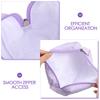 Premium Striped Pencil Bag Roomy Compartment Efficient Organization for Office School Supplies Travel Essential Portable