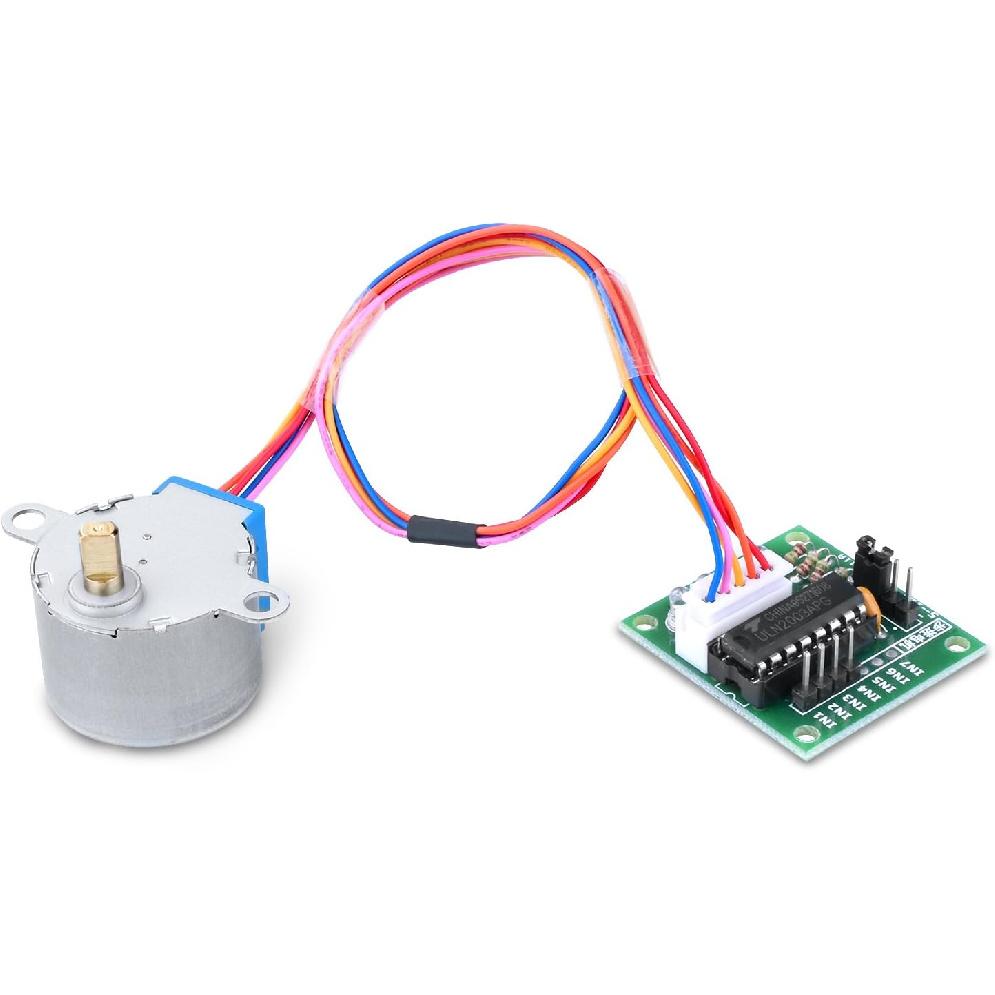 Longruner 5X Geared Stepper Motor 28byj 48 Uln2003 5v Stepper Motor Uln2003 Driver Board with ArduinoIDE (no Wire)