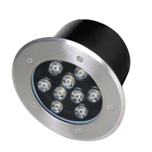 Outdoor Garden Light Stainless Steel Material IP67 White Light 9W LED Underground Light
