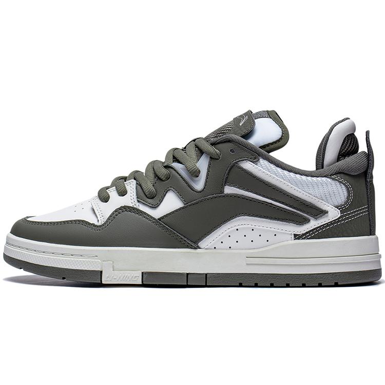 Li Ning Wave PRO Synthetic Leather Slip Resistant Low Top Skateboard Shoes Men's AECT035-1
