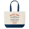 Tote Bag - PLANETEE - Shopping Bleu Marie-France Also Brilliant - Cotton - Blue - Printed In France