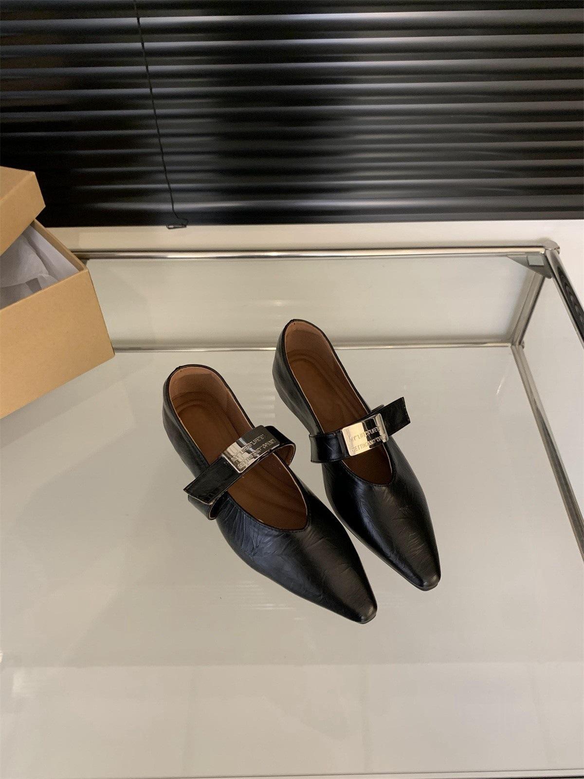 

Внутренняя высота увеличивается остроносые одинарные туфли женские весна и осень новая корейская версия французского темперамента фея платформа серебро Мэри Джейн маленький le 40 чёрный