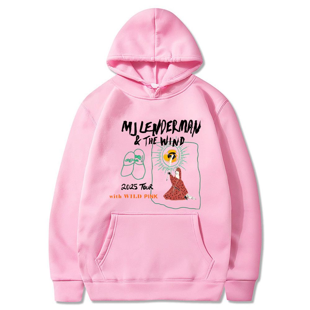 MJ Lenderman Tour 2025 Hoodie Rapper Women Fleece Comfortable Sweatshirt with Pocket Gothic Clothes Casual ComfortablePunk Hoody