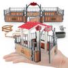 Simulation Farm Model Kit With Plastic Enclosures And Saddle For Model Builders And Collectors
