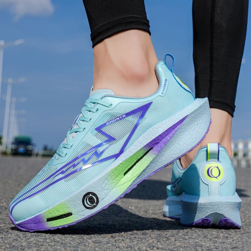 Men's Fashionable Casual Comfortable Sports Running Shoes - Breathable Fabric Upper, Non-Slip, Wear-Resistant, Shock-Absorbing Sole, Round