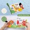 New 3D Visual Tail Cloth Book Rustle Sound Baby Tear Resistant Early Learning Educational Montessori Toys 0-12 Months Baby Gifts