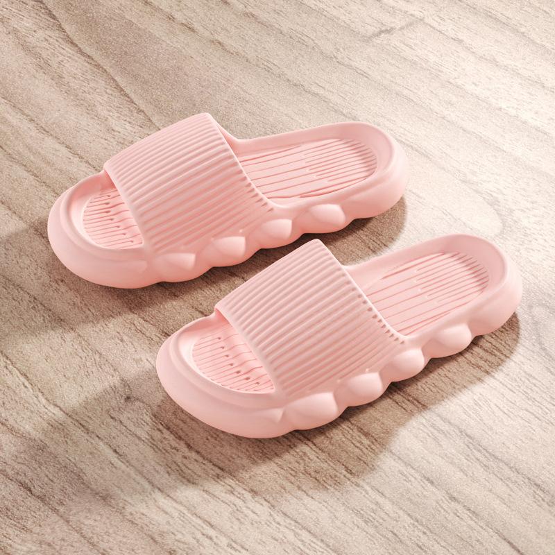 Eva Tøfler Kvinner Til Hjem Sommer Solid Uformell Myk Sklisikker Herre Kvinner Tøfler Flate sandaler 36-45