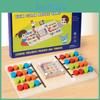 Wooden Shaking Ball Color Movement Puzzle Game For Brain Teasers And Two Player Fun