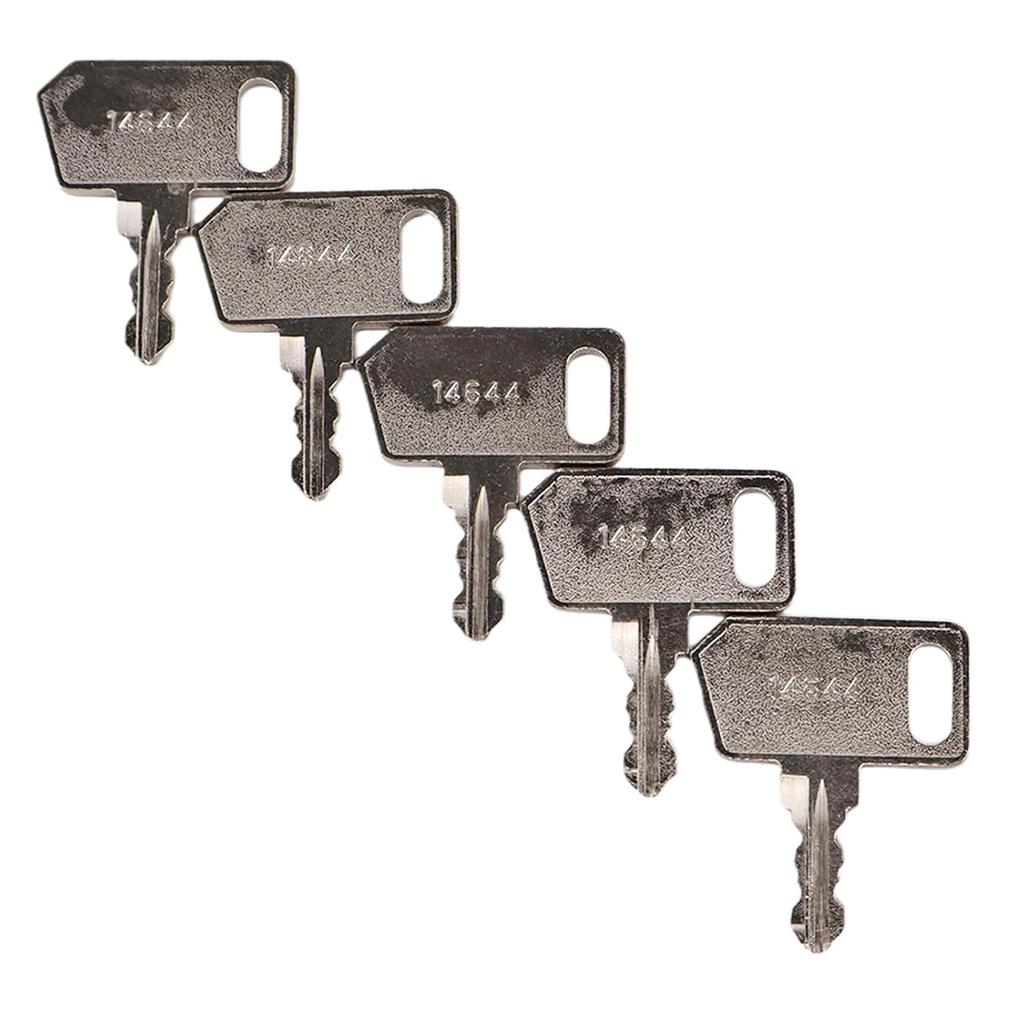 JZGRDN 5PCS Ignition Starter Keys 361144 14644 M516 15271326 Compatible with Terex Generation 7 Articulated Dump Truck ADT