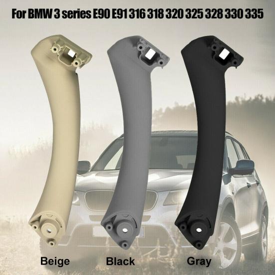 Maniglia Interna Porta Per BMW Serie 3 E90 E91 LCI | Sostituto OEM In ABS E PC, Colore Originale (Lato Sinistro)