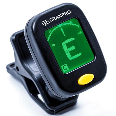 GRANPRO Clip-on Guitar Tuner, Compatible with Bass, Ukulele, and Violin [Featured In My Best #1] (Beetle)